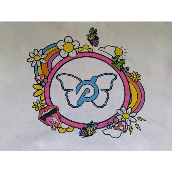 Peloton X Brittany Allen Hoodie Womens White Sweater Pullover Ladies - Large USA - Picture 16 of 16